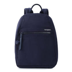 Hedgren Sac à dos de loisirs bleu foncé pour femme - Inner City Vogue Backpack Small RFID S Corduroy Peacoat Blue 322343