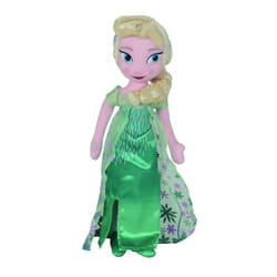Peluche - Disney Princesses - Elsa - 25 cm - Vert - Pour enfants à partir de 3 ans
