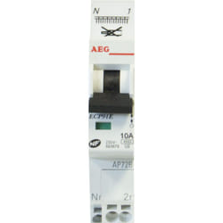 AEG - Disjoncteur à connexion automatique ph/n 4,5KA 10A Type ac
