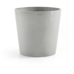 Ecopots - Pot Rond Amsterdam 50 Blanc Gris - ø 50 x h. 43,8 cm - 62 l
