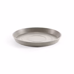 Ecopots Saucer Round, Support de pots à roulettes, Plastique, Taupe, Intérieure, Mat, 210 mm