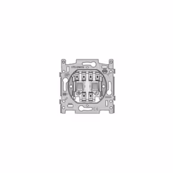 Cet appareillage électrique à encastrer est conçu pour une utilisation sous 10A et 250Vmaximum. Ce mécanisme double se connec ...