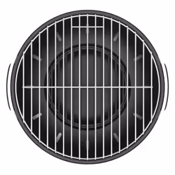 BergHOFF 2415601 barbecue et grill Dessus de table Charbon de bois (combustible) Beige, Blanc