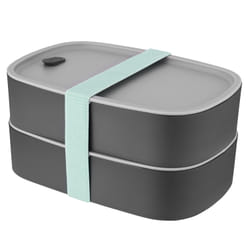 BergHOFF Leo 3950126 gamelle Ensemble boîte repas 1,6 L Gris 2 pièce(s)