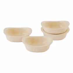 BergHOFF 3950503, Ovale, 0,2 L, 230 °C, Blanc, Grès, Blanc