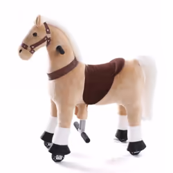 Recommandation d'âge : 3 à 6 ans Poids maximal supporté : 45 kg Hauteur du siège : 54 cm Mouvement mécanique de galop Fonctio ...