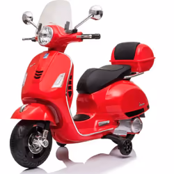 Description générale Le scooter électrique Vespa GT pour enfants de 3 à 6 ans est le rêve de tout petit aventurier ! Ce scoot ...