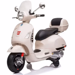 Description générale Le scooter électrique Vespa GT pour enfants est conçu pour les enfants de 3 à 6 ans , offrant une expéri ...
