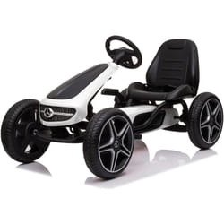 Berghoff - Mercedes Kart à Pédale - Go Kart Enfant - 3 à 7 ans - Pneus eva - Blanc