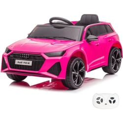 Audi RS6 - Voiture Électrique Enfants 12V - 1 à 5 ans - Roues EVA - Rose
