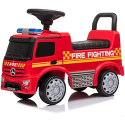 Berghoff - Mercedes Antos - Porteur Enfants de Pompiers - 1 à 3 ans - avec Sirène - Rouge