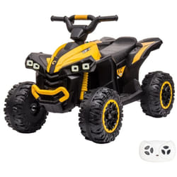 XC-Sport Quad Électrique Enfants 12V - Télécommande - 2 à 5 ans - Jaune