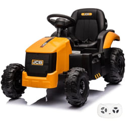 Tracteur Électrique jcb - Véhicule Enfant 12V - 2 à 6 ans - Jaune