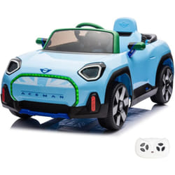 Mini Aceman - Voiture Électrique Enfants - 1 à 5 ans - 12V - Bleu