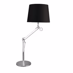 Eseo Lampe à poser 379693013, Noir, Chrome, Métal, Chambre à coucher, Salon, Conception, IP20, II