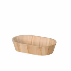 Corbeille ovale en bois 300 x 190