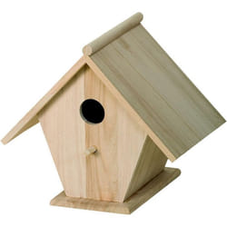 Nichoir en Bois à Décorer - ARTEMIO - 225cm - Naturel - Beige - Petit - Oiseau sauvage