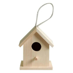 Nichoir à oiseau en bois 13cm Artémio Marron
