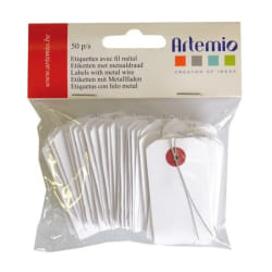 Artemio Mini étiquettes blanches