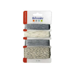 Artemio Assortiment Ficelles Argentées
