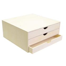 Bloc en bois trois tiroirs 345x34x155cm