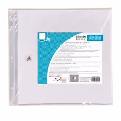 Pochettes transparentes - ARTEMIO - 305 x 305 cm - 30 feuilles - Sans acide - Compatible albums 3 trous