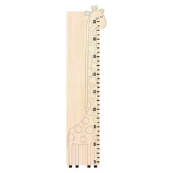 Toise girafe en bois