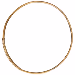 Cercle en osier - Blanc - 40 cm - Rond - Intérieur - Mixte