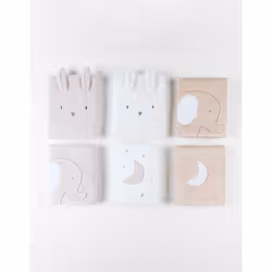 Protèges barreaux pour lits et parcs bébé (6) - ecru