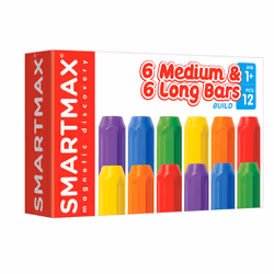 SmartMax XT set - 6 medium + 6 long bars, Jeu de construction, 1 an(s), 12 pièce(s), 320 g