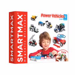 SmartMax Power Vehicles Mix, Ensemble de véhicules, 3 an(s), Multicolore