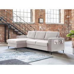 Best Mobilier Lilly Canapé d'angle 4 siège(s) Beige