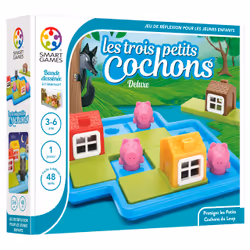 SmartGames Les Trois Petits Cochons, 3 an(s), Multicolore