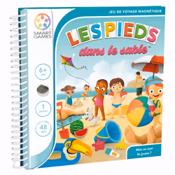 SmartGames Les pieds dans le sable, 6 an(s), Carton, Multicolore