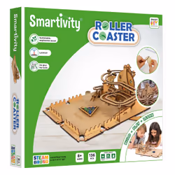 Smartivity Roller Coaster, Jeu de construction, 8 an(s), Bois, 136 pièce(s), 1,55 kg