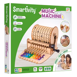 Smartivity Music Machine, Jeu de construction, 8 an(s), Effets sonores pris en charge, Bois, 208 pièce(s), 1,55 kg