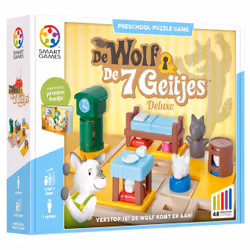 SmartGames Le loup et les sept chevreaux, Jeu de société, Logique, 3 an(s), Jeu familial