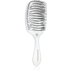 Olivia Garden ESSENTIAL CARE FLEX Medium Hair Bristles Ice White