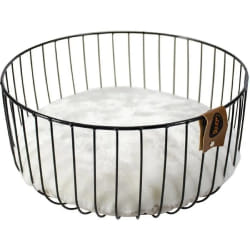 Panier pour chien en métal rond Duvoplus