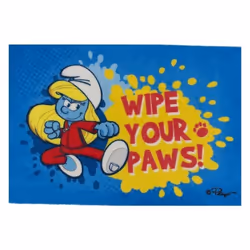 Tapis pour chien schtroumpfette  Duvoplus