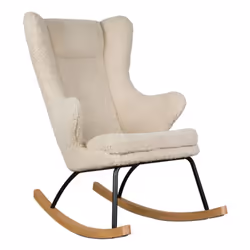 Quax De Luxe, Beige, Acier, 100 kg, Siège capitonné, Polyester, Dossier rembourré
