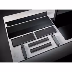 NOVY Panorama Power Noir Intégré Plaque avec zone à induction 4 zone(s)