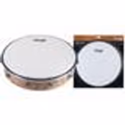 Tambour à main accordable en plastique 12 pouces - STAGG - Had-012w - Blanc
