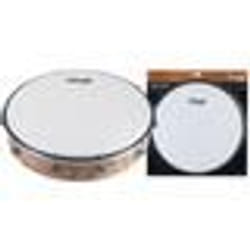 Tambour à main accordable en plastique 12 pouces - STAGG - Had-012w - Blanc