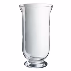 Vase Déco - J-LINE - Modèle Droit - Verre Transparent - 40cm - Design Contemporain
