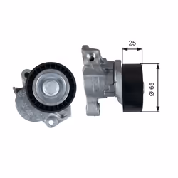 Tendeur de courroie, courroie trapézoïdale à nervures GATES DriveAlign™ T39357