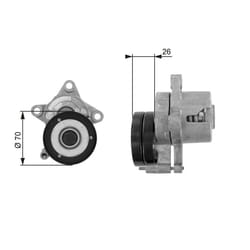 Galet tendeur, courroie d'accessoire GATES DriveAlign™ T38283