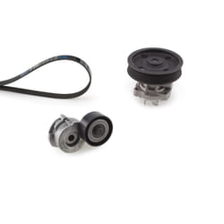 Pompe à eau + jeu de courroie trapézoïdale à nervures GATES KP26PK1183