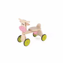 DAM Scratch Porteur Vache, 1 an(s), Bois, Multicolore