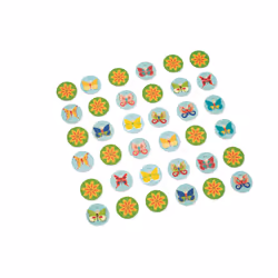 DAM Jeu de papillons 3 en 1 : Jeu de pêche - Domino - Mémo - Vue supplémentaire 16